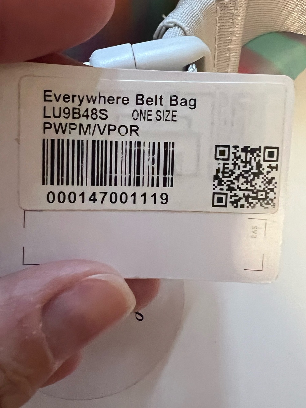 #952 Lululemon Everywhere Belt Bag 1L Prism Wash Multi Vapor NWT Rare - Picture 4 of 5